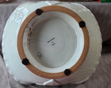 White Glazed Ceramic Bowl with Handle