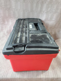 Red and Black Plastic Tool Box
