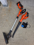 Black & Decker 40v String Trimmer and Blower w/One Battery and Charger
