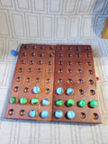 Pair of Traveling Wooden Board Games