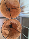Two Hanging Wire Planters w/Liners-A
