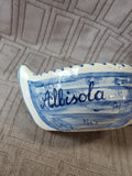 Albisola Blue and White Ceramic Trinket Dish