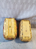 Pair of Longaberger Christmas Sleigh Baskets