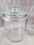 Clear Glass Cookie Jar