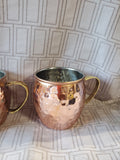 Lot of 5 Copper Toned Moscow Mule Cups