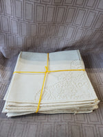 Set of 7 Cream Napkins