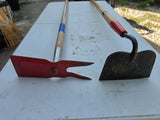 2-Piece Garden Hoe Lot