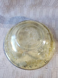 Vintage Yellow Depression Glass Serving Bowl
