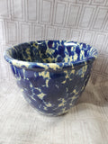 Bennington Pottery Blue Spongeware Small Mixing Bowl (FFF)