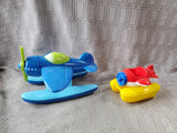 Pair of Plastic Airplane Toys