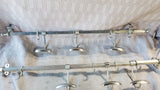 Pair of Metal Wall Mount Coat/Hat Racks