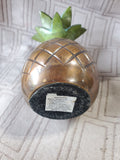 Brass Pineapple Candlestick Holder