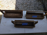 Trio of Wooden Boxes w/Handles
