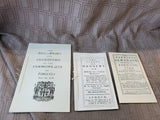 Lot of Colonial Williamsburg Foundation Reprinted Pamphlets (B)