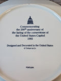 Tiffany & Co. 1993 Commemorating the 200th Anniversary of the Laying of the United States Capitol Plate