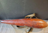 African Folk Art Milk Blood Drinking Gourd
