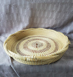Round Woven Sweet Grass Basket