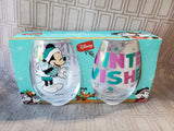 Disney Mickey Mouse Set of 2 Stemless Glasses UNOPENED