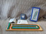 Solid Wood 3 Track Cribbage Set