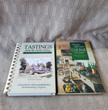 Pair of Colonial Williamsburg and Thomas Jefferson Cook Books