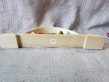 Erzgebirgische Hand Made Wooden Nativity Scene Candle Arch