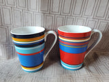 Pair of Lenox DKNY Mult-Colored Mugs (B)