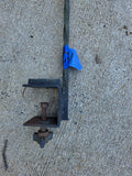 48" Wrought Iron Deck Rail Shepherds Hook Plant Hanger