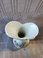 Double Handled Floral Bud Vase