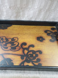 Wooden Floral Design Tray