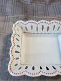Andrea by Sadek Williamsburg Scalloped Reticulated Trinket Dish