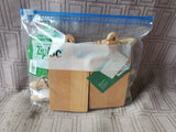 Assorted Lot of Miniature Christmas Wooden Rolling Pins and Cheese Boards