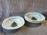 Set of 4 Cuthbertson Original Christmas Tree Bowls