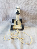 Primitive Wooden Sheep Pull Toy