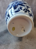 Blue and White Ceramic Vase (B)