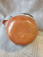 Mexican Folk Art Red Clay Bird Jug