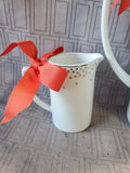 3 Piece Threshold Porcelain Snowflake Tea Set