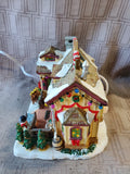 Coventry Cove "Noel's Christmas Shop" Lighted House WORKS (K)