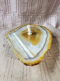 Agate Slice Oil Lamp