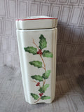 Andrea by Sadek Colonial Williamsburg Holly Flower Frog Vase