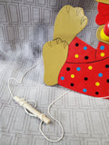 Vintage Wooden Teddy Bear Pull Toy