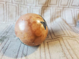 (A) Carved Stone Egg Figurine