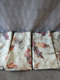 Set of 10 Fall Leaf Fabric Napkins