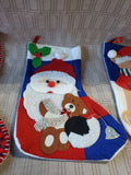(A) Lot of 3 Christmas Stockings