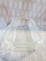 Fire-King Clear Glass Loaf Pan