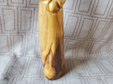 Carven Wood Virgin Mary Statue