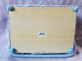 Floral Music Box Sewing Basket WORKS