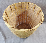Wicker Woven Waste Basket