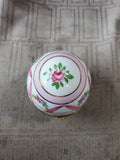 Hand Painted Porcelain Egg Box