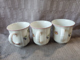 Lot of 3 Villeroy & Boch "Petite Fleur" Coffee Mugs