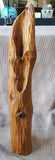 Hand Carved Wooden Face Sculpture